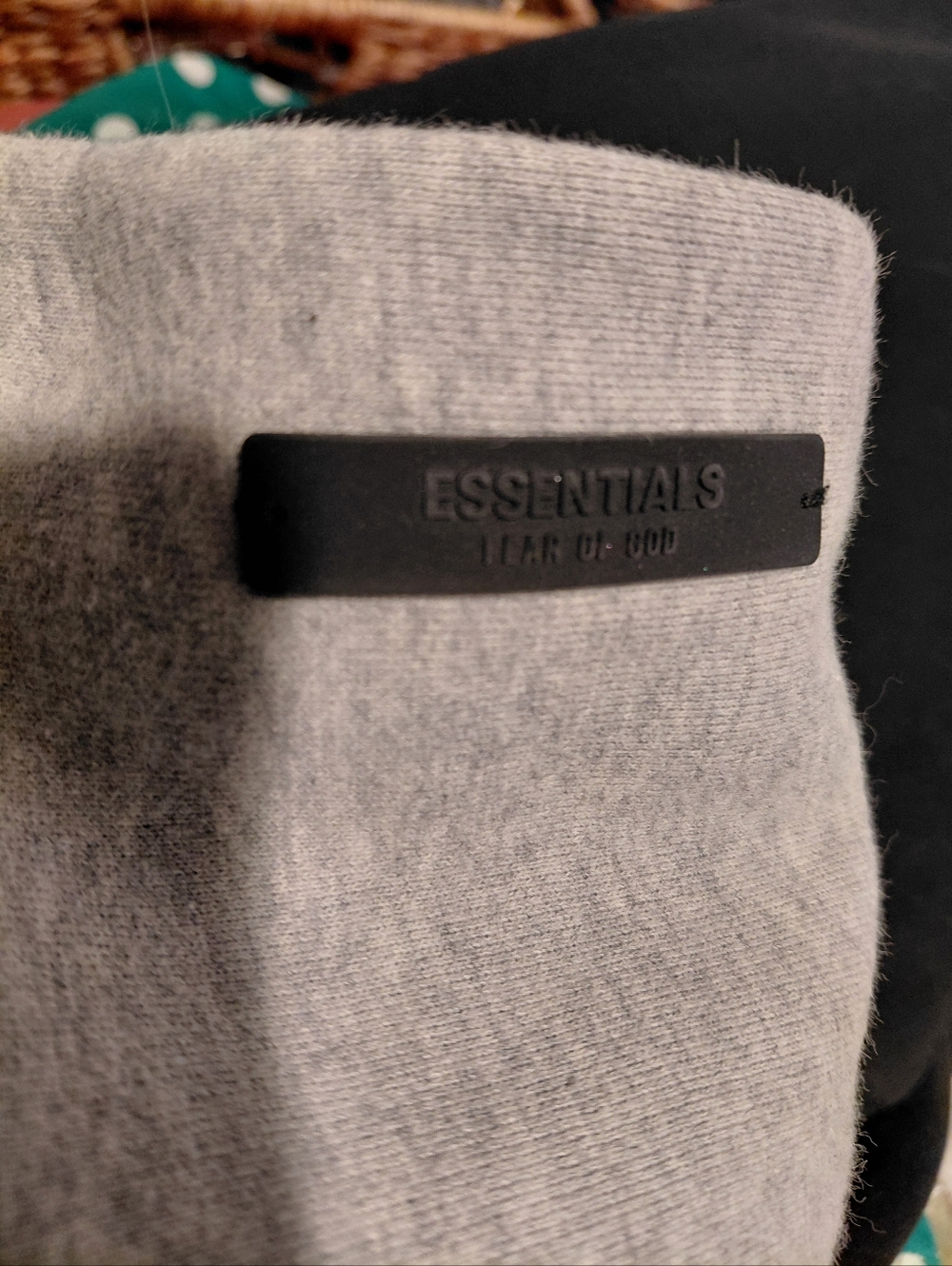 Fear of God Essentials Heather Gray hoodie-size xxs - Picture 3 of 6